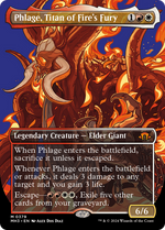 Phlage, Titan of Fire's Fury (Borderless) (MH3-379) - Modern Horizons 3 (Borderless) - Poke-Collect
