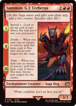 Summon: G.F. Cerberus (FIN-162) - FINAL FANTASY: (enchantment) Foil - Poke-Collect