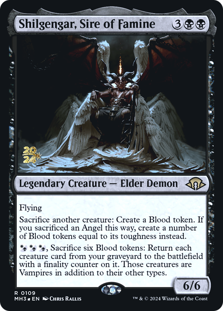 Shilgengar, Sire of Famine (PRE-109) - Modern Horizons 3 Promos Foil - Poke-Collect