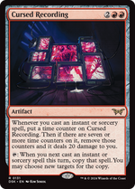 Cursed Recording (DSK-131) - Duskmourn: House of Horror Foil - Poke-Collect