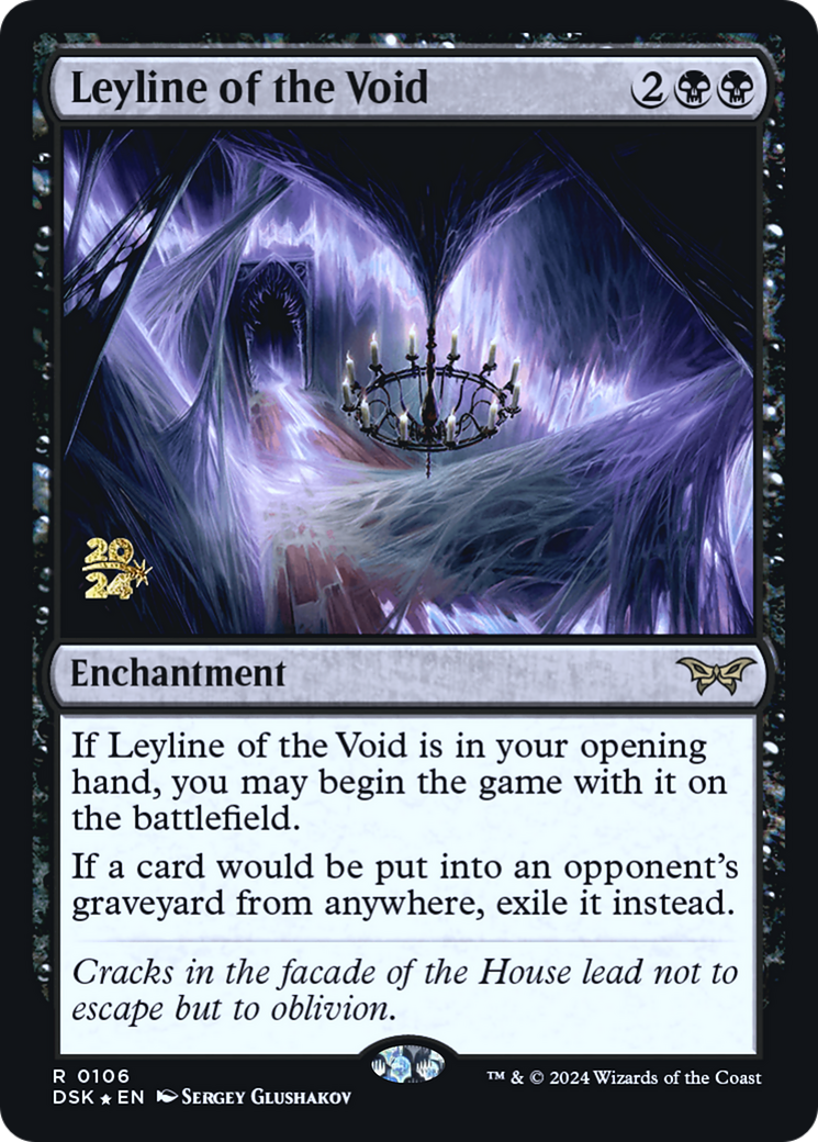 Leyline of the Void (PRE-106) - Duskmourn: House of Horror Promos Foil - Poke-Collect