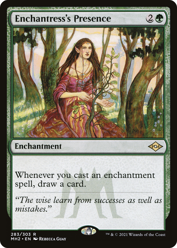 Enchantress's Presence (MH2-283) - Modern Horizons 2 Etched Foil - Poke-Collect