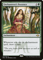 Enchantress's Presence (MH2-283) - Modern Horizons 2 Etched Foil - Poke-Collect