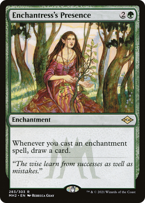 Enchantress's Presence (MH2-283) - Modern Horizons 2 Etched Foil - Poke-Collect