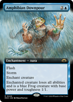 Amphibian Downpour (Extended Art) (MH3-449) - Modern Horizons 3: (Extended Art) Foil - Poke-Collect