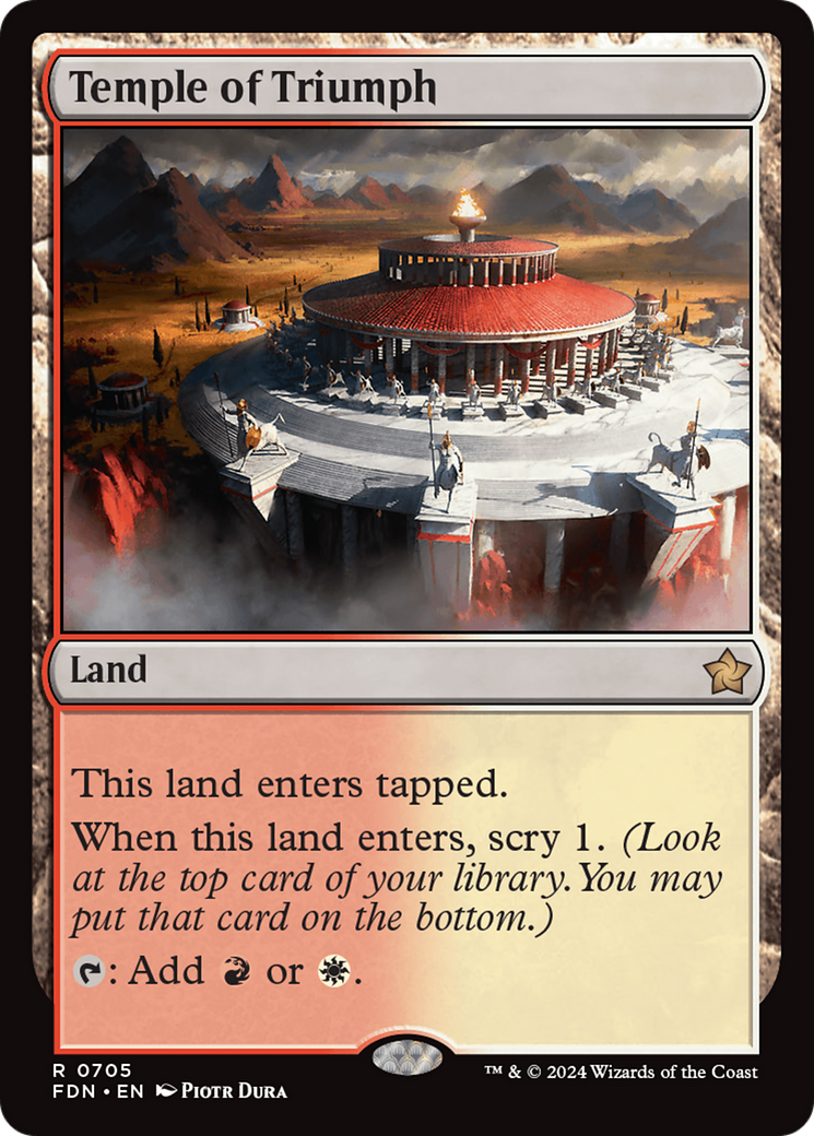 Temple of Triumph (FDN-705) - Foundations - Poke-Collect