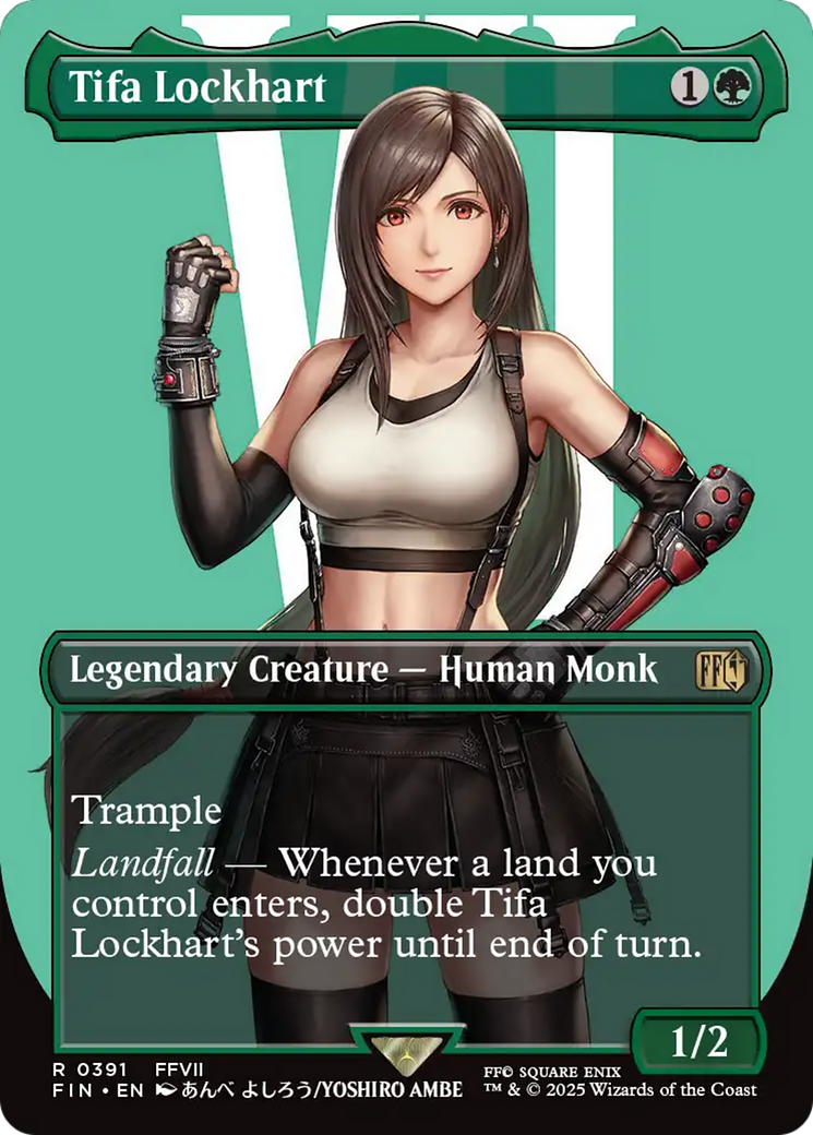 Tifa Lockhart (FIN-391) - FINAL FANTASY (Borderless) - Poke-Collect