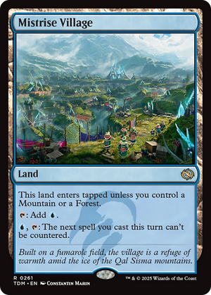 Mistrise Village (TDM-261) - Tarkir: Dragonstorm Foil - Poke-Collect