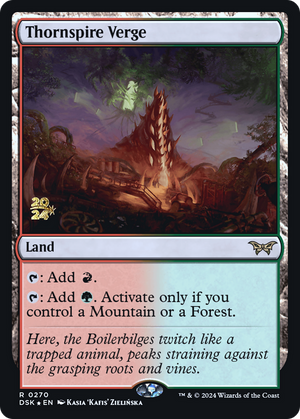 Thornspire Verge (PRE-270) - Duskmourn: House of Horror Promos Foil - Poke-Collect