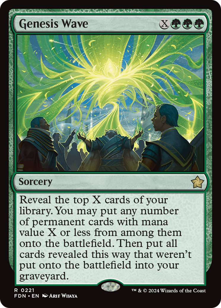 Genesis Wave (FDN-221) - Foundations Foil - Poke-Collect