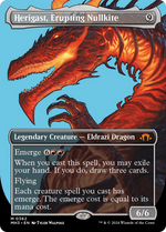 Herigast, Erupting Nullkite (Borderless) (MH3-362) - Modern Horizons 3 (Borderless) Foil - Poke-Collect