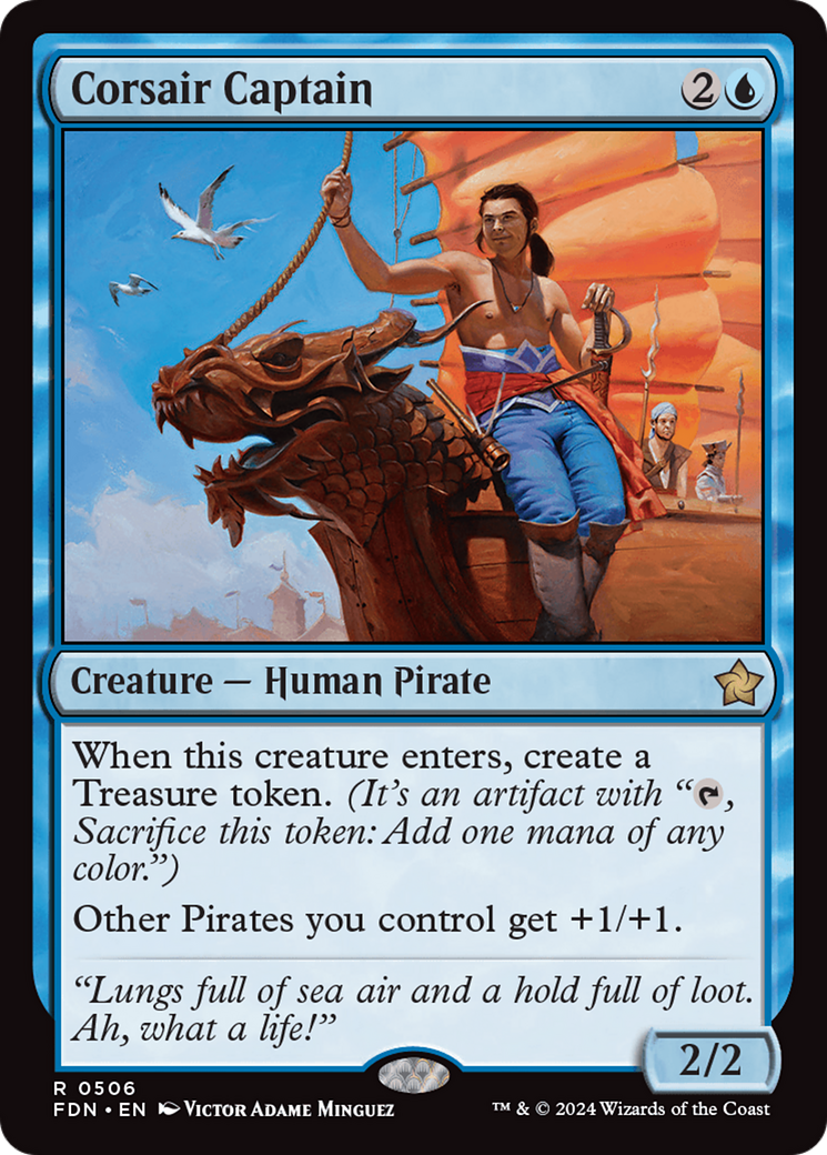 Corsair Captain (FDN-506) - Foundations - Poke-Collect