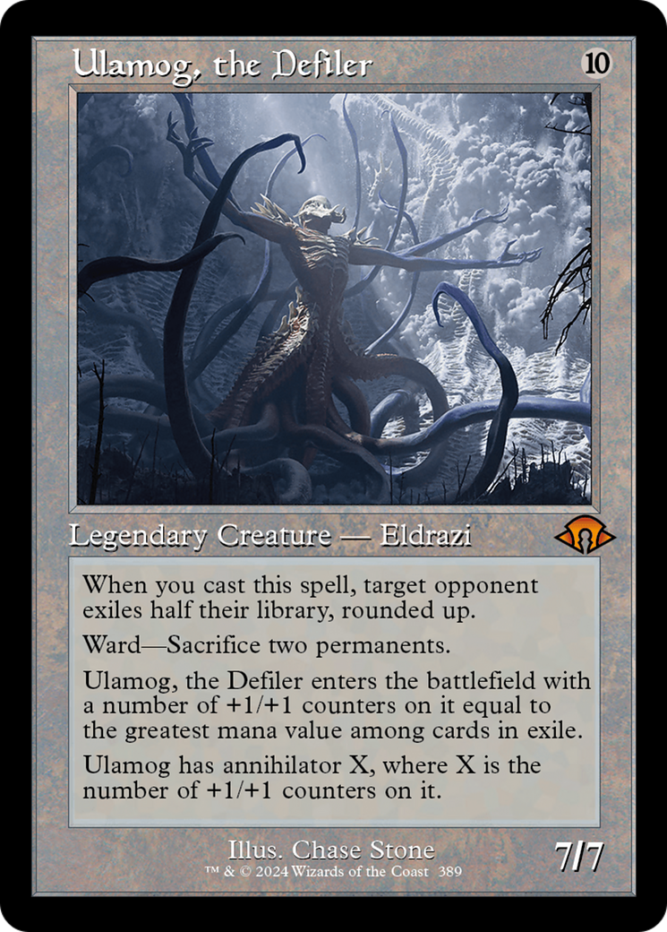 Ulamog, the Defiler (Retro Frame) (MH3-389) - Modern Horizons 3 Foil - Poke-Collect