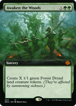 Awaken the Woods (BRO-344) - The Brothers' War: (Extended Art) Foil - Poke-Collect