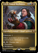 Cayth, Famed Mechanist (M3C-018) - Modern Horizons 3 Commander Etched Foil - Poke-Collect