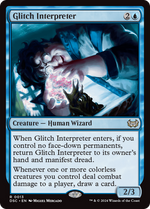 Glitch Interpreter (DSC-013) - Duskmourn: House of Horror Commander - Poke-Collect