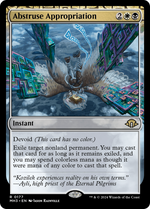 Abstruse Appropriation (MH3-177) - Modern Horizons 3: (devoid) Foil - Poke-Collect