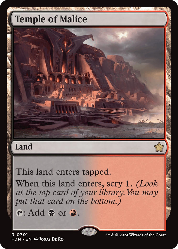 Temple of Malice (FDN-701) - Foundations - Poke-Collect