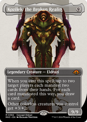 Kozilek, the Broken Reality (Borderless) (MH3-382) - Modern Horizons 3 (Borderless) - Poke-Collect
