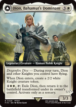 Dion, Bahamut's Dominant // Bahamut, Warden of Light (FIN-428) - FINAL FANTASY: (enchantment, Extended Art) - Poke-Collect