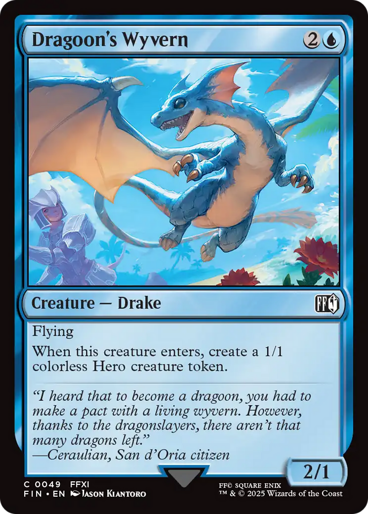 Dragoon's Wyvern (FIN-049) - FINAL FANTASY - Poke-Collect