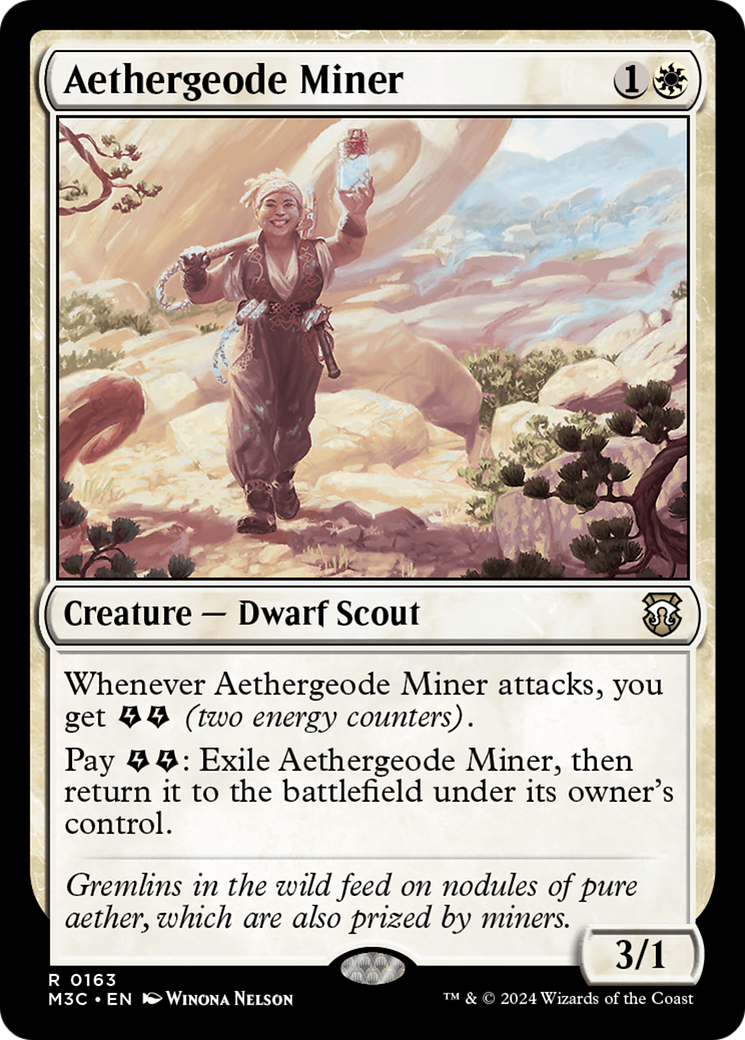 Aethergeode Miner (M3C-163) - Modern Horizons 3 Commander - Poke-Collect