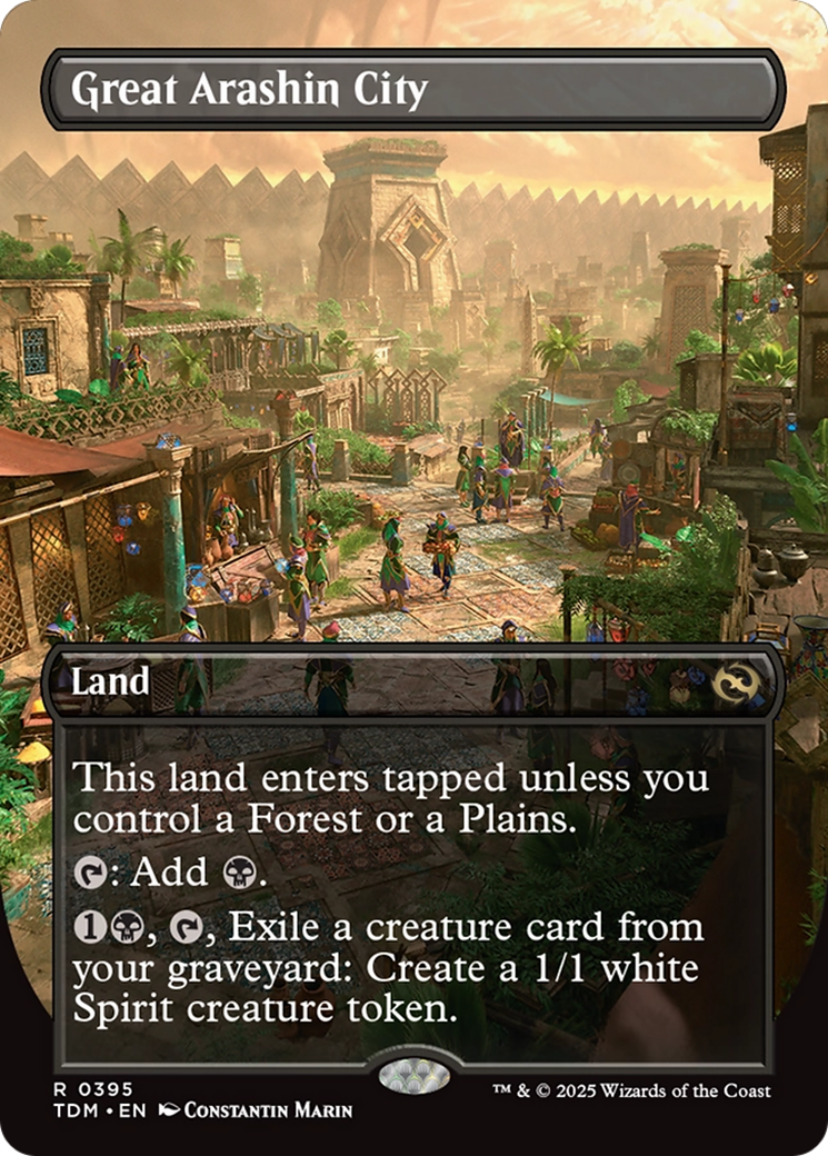 Great Arashin City (TDM-395) - Tarkir: Dragonstorm (Borderless) Foil - Poke-Collect