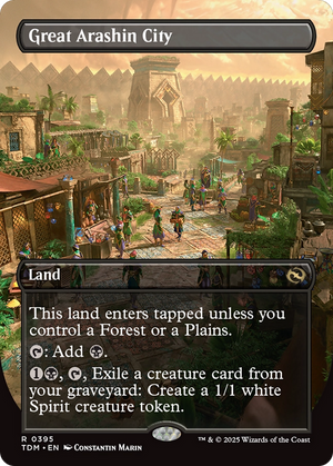 Great Arashin City (TDM-395) - Tarkir: Dragonstorm (Borderless) Foil - Poke-Collect