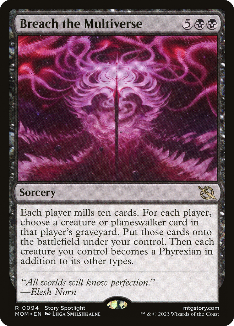 Breach the Multiverse (MOM-094) - March of the Machine Foil - Poke-Collect