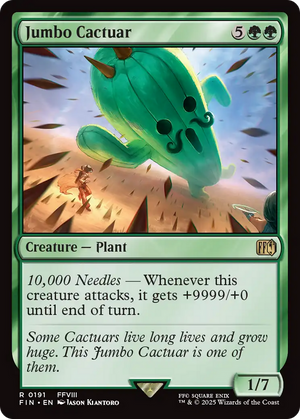 Jumbo Cactuar (FIN-191) - FINAL FANTASY Foil - Poke-Collect