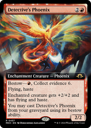 Detective's Phoenix (Extended Art) (MH3-457) - Modern Horizons 3: (Extended Art, enchantment) - Poke-Collect