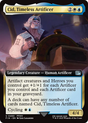 Cid, Timeless Artificer (FIN-480) - FINAL FANTASY: (Extended Art) Foil - Poke-Collect