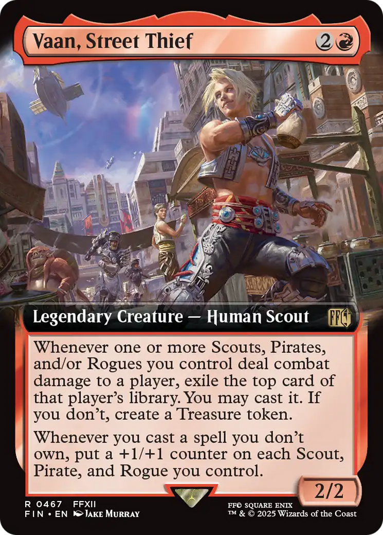 Vaan, Street Thief (FIN-467) - FINAL FANTASY: (Extended Art) Foil - Poke-Collect