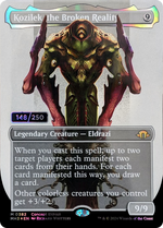 Kozilek, the Broken Reality (Borderless) (Serial Numbered) (MH3-382) - Modern Horizons 3 (Borderless) Foil - Poke-Collect