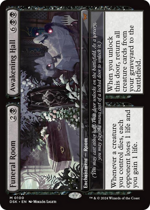 Funeral Room // Awakening Hall (PPDSK-100) - Duskmourn: House of Horror Promos Foil - Poke-Collect