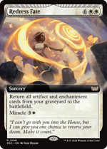 Redress Fate (DSC-041) - Duskmourn: House of Horror Commander: (Extended Art, miracle) - Poke-Collect