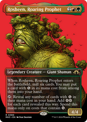 Rosheen, Roaring Prophet (Borderless) (MH3-380) - Modern Horizons 3 (Borderless) - Poke-Collect