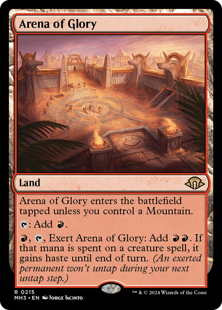 Arena of Glory (MH3-215) - Modern Horizons 3 - Poke-Collect