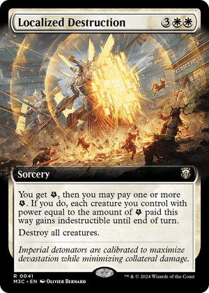 Localized Destruction (M3C-041) - Modern Horizons 3 Commander: (Extended Art) - Poke-Collect