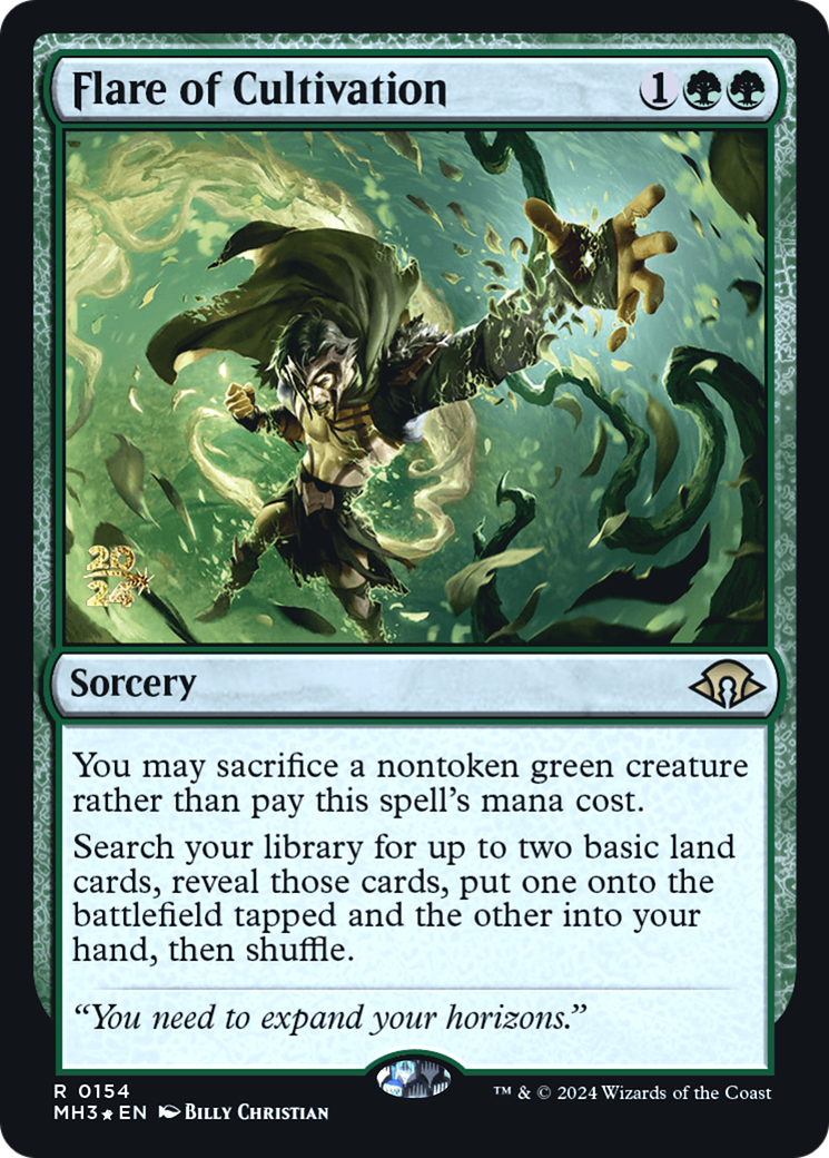 Flare of Cultivation (PRE-154) - Modern Horizons 3 Promos Foil - Poke-Collect