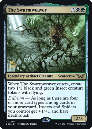 The Swarmweaver (PRE-236) - Duskmourn: House of Horror Promos Foil - Poke-Collect