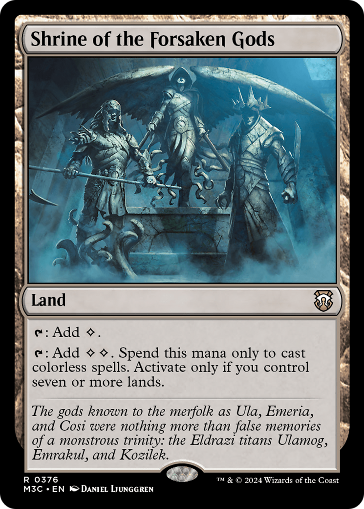Shrine of the Forsaken Gods (M3C-376) - Modern Horizons 3 Commander - Poke-Collect