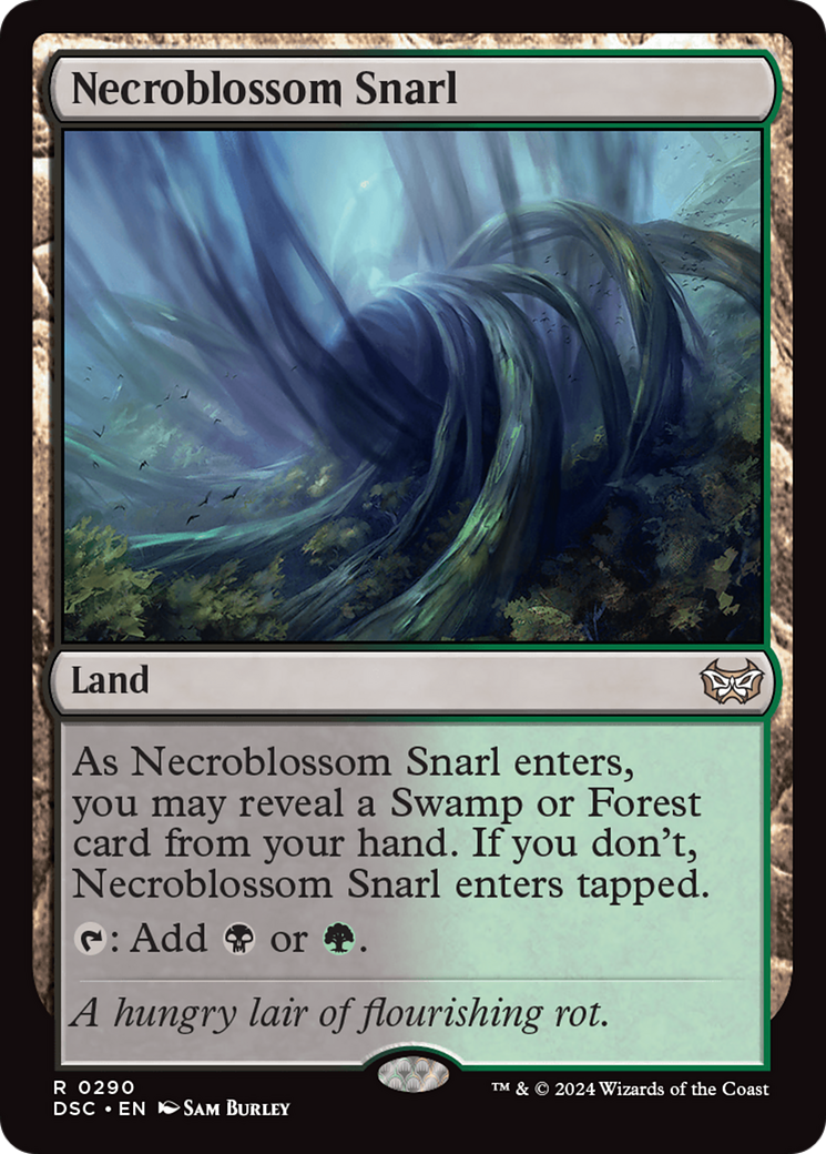Necroblossom Snarl (DSC-290) - Duskmourn: House of Horror Commander - Poke-Collect