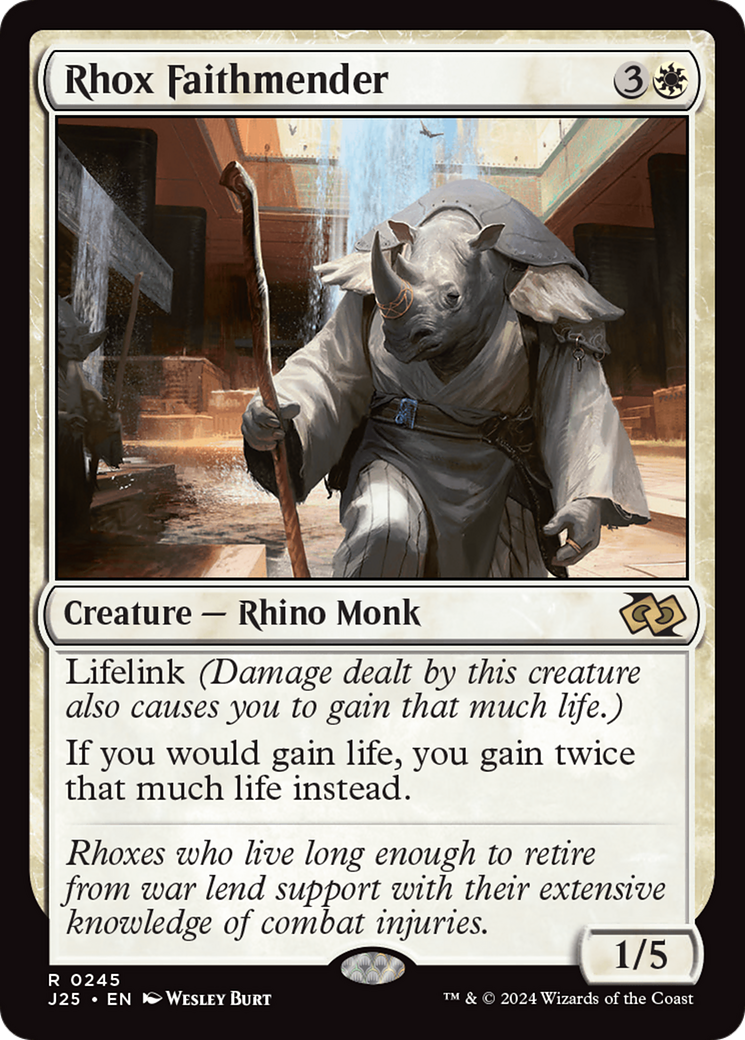 Rhox Faithmender (J25-245) - Foundations Jumpstart - Poke-Collect