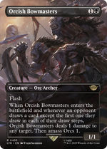 Orcish Bowmasters (LTR-433) - The Lord of the Rings: Tales of Middle-earth (Borderless) Foil - Poke-Collect