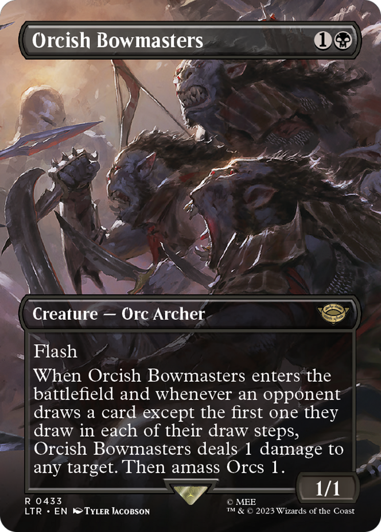 Orcish Bowmasters (LTR-433) - The Lord of the Rings: Tales of Middle-earth (Borderless) - Poke-Collect