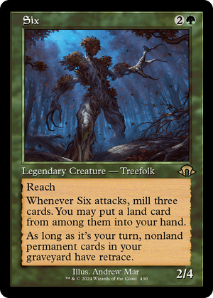 Six (Retro Frame) (MH3-430) - Modern Horizons 3 - Poke-Collect