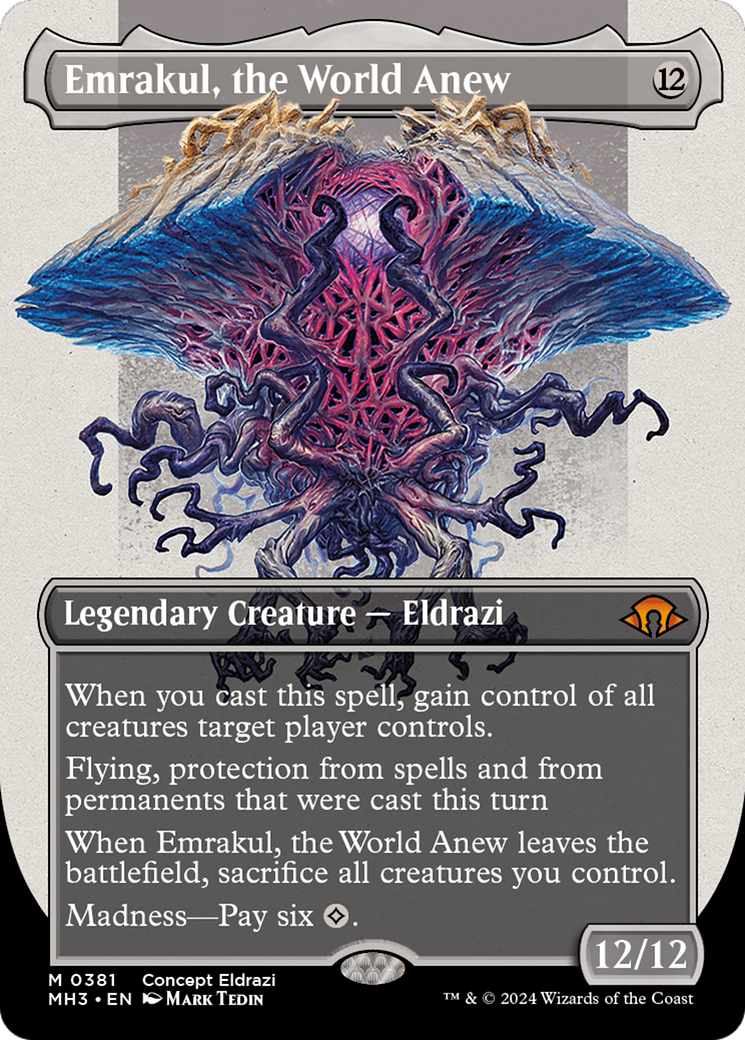 Emrakul, the World Anew (Borderless) (MH3-381) - Modern Horizons 3 (Borderless) - Poke-Collect