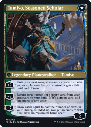 Tamiyo, Inquisitive Student // Tamiyo, Seasoned Scholar (PRE-242) - Modern Horizons 3 Promos Foil - Poke-Collect