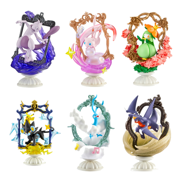 Pokemon Decorative Frame 2 Blind Box - all 6 figures in the set